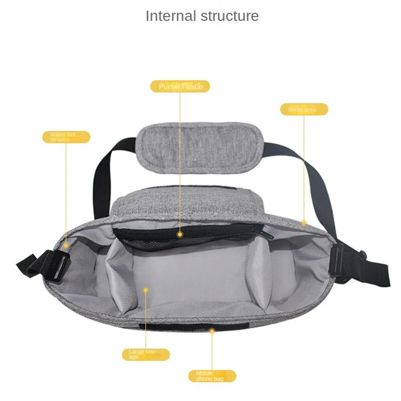 Baby Stroller Hanging Bags Mom - огляд і ціна Diaper Bag Backpack